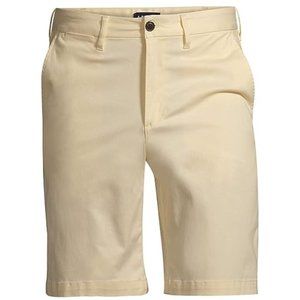 NWT Lands' End Mens Straight Fit 9" Knockaround Chino Shorts Size 34 $60 3e246